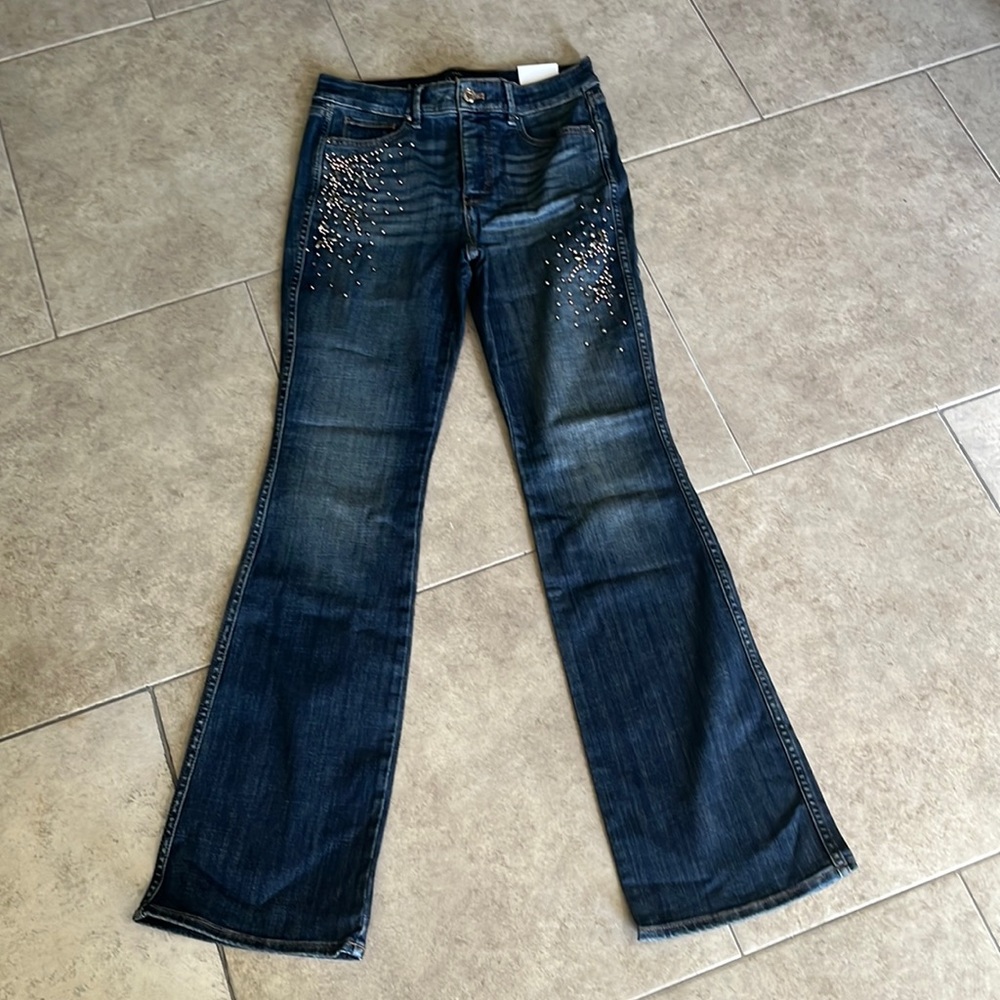 BHWM women boot cut jeans. NWT